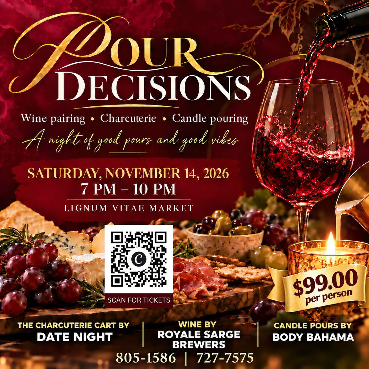 Pour Decisions Ticket
